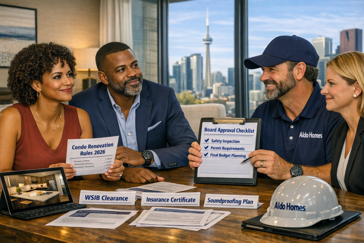Condo renovation rules in Toronto & the GTA — approvals, bylaws, contractor requirements, soundproofing, insurance, WSIB, and renovation compliance.