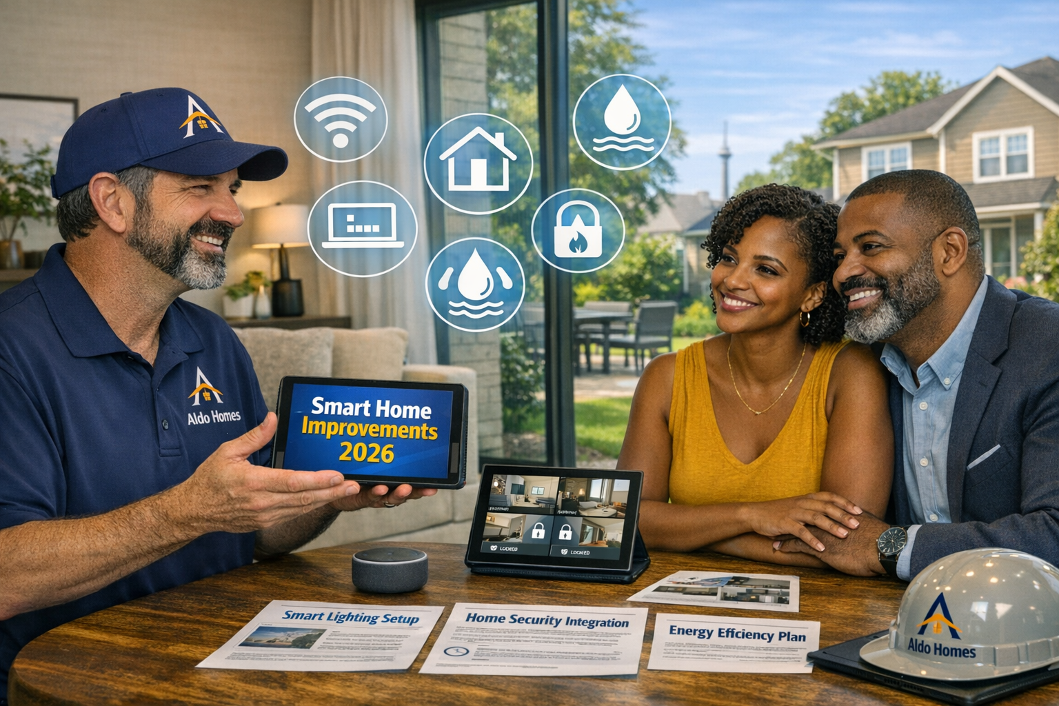 Smart home improvements — thermostats, leak detection, security cameras, smart lighting, energy monitors, automation, and high‑ROI upgrades for Ontario homes.