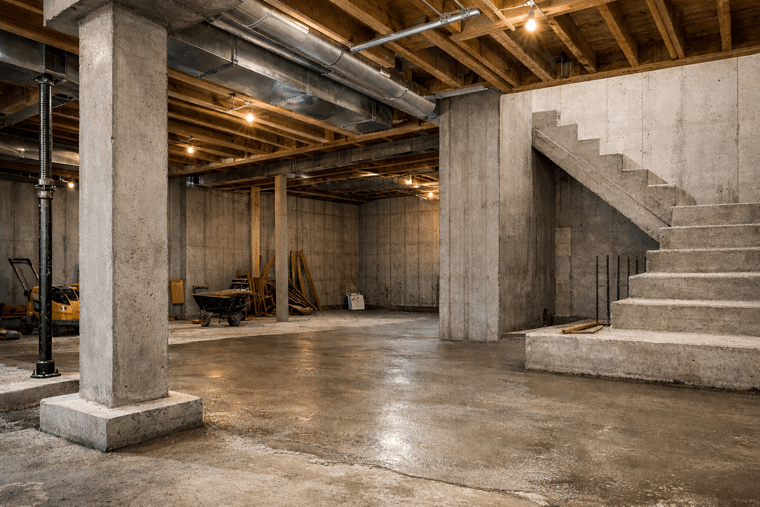 Basement Structural - Concrete Work