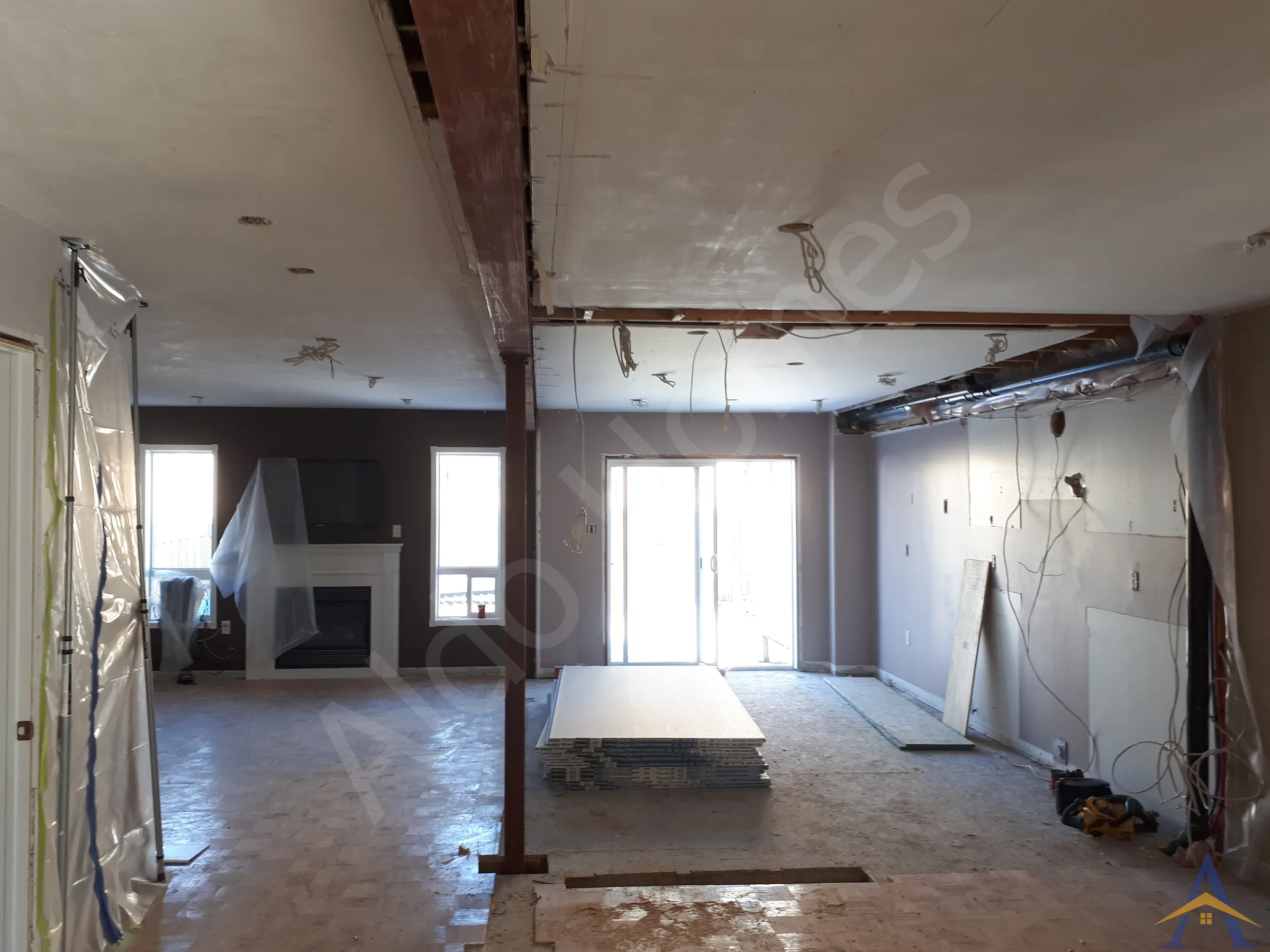 Load Bearing Wall Removal - Two Story - Aster Cres, Whitby - Image 6