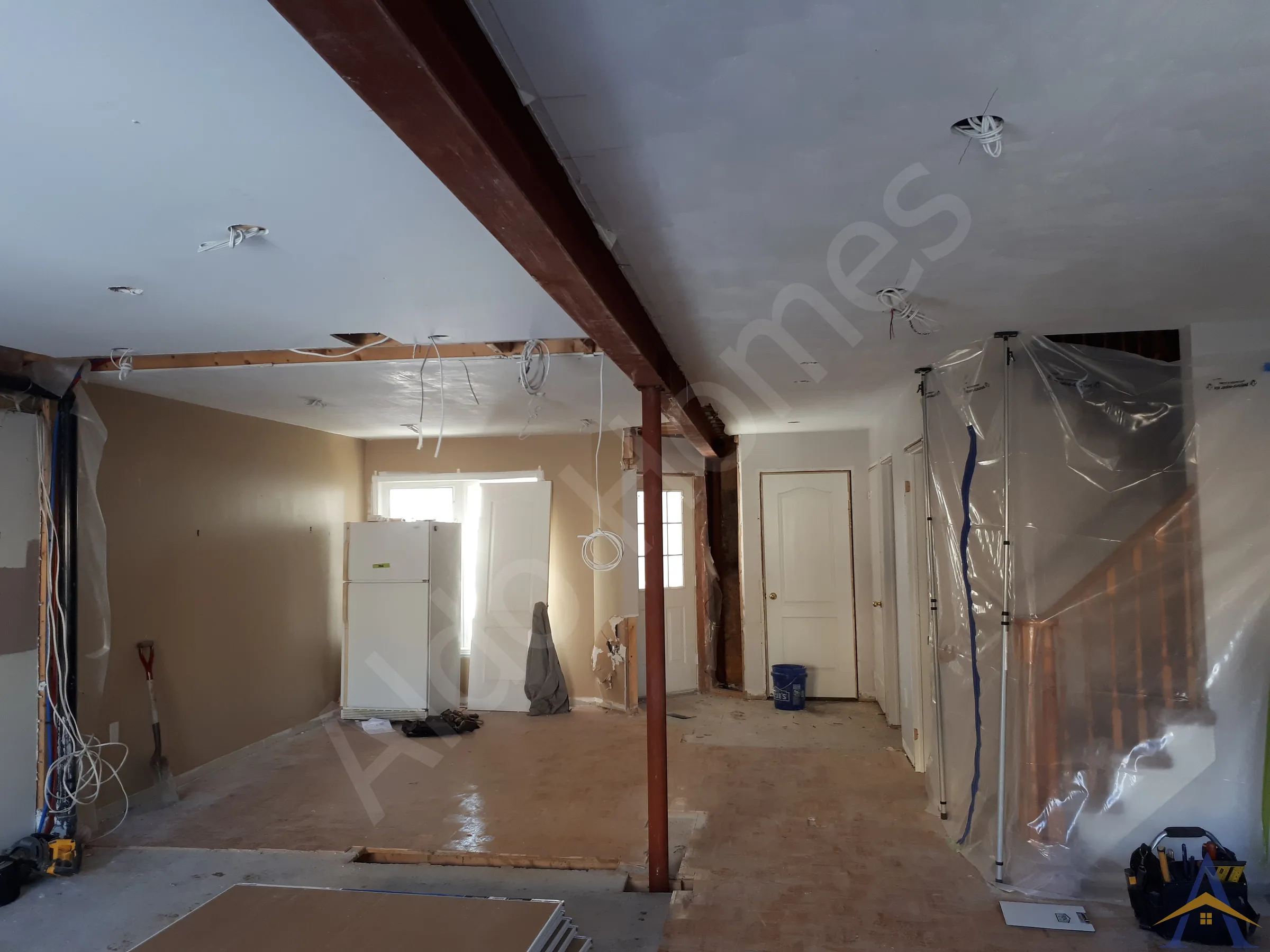 Load Bearing Wall Removal - Two Story - Aster Cres, Whitby - Image 9