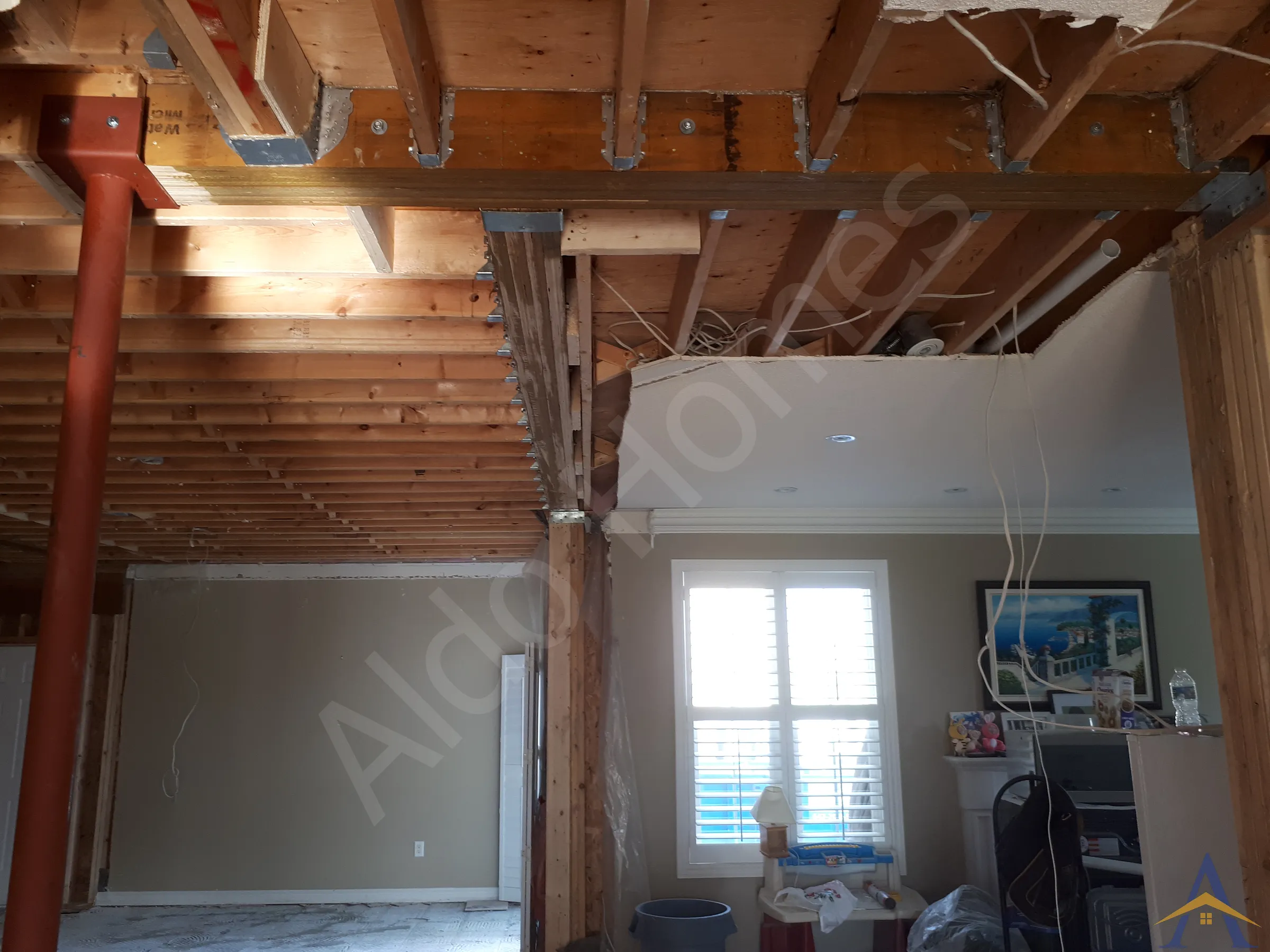 Load Bearing Wall Removal - Two Story - Crescent Park Lane, Markham - Image 5