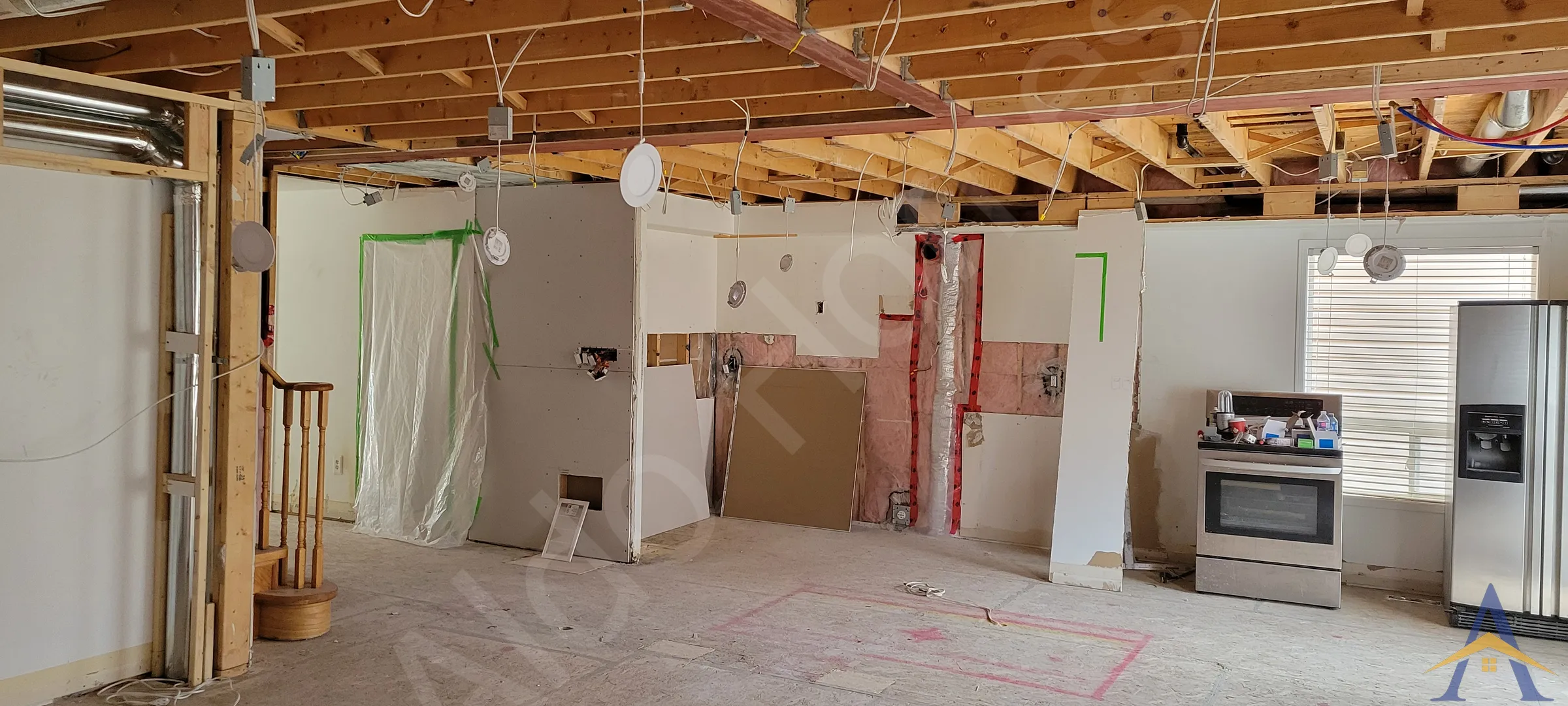 Load Bearing Wall Removal - Two Story - Knight Trail, Milton - Image 9