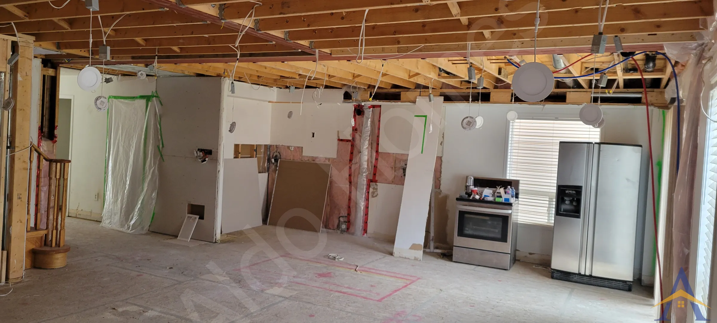 Load Bearing Wall Removal - Two Story - Knight Trail, Milton - Image 10