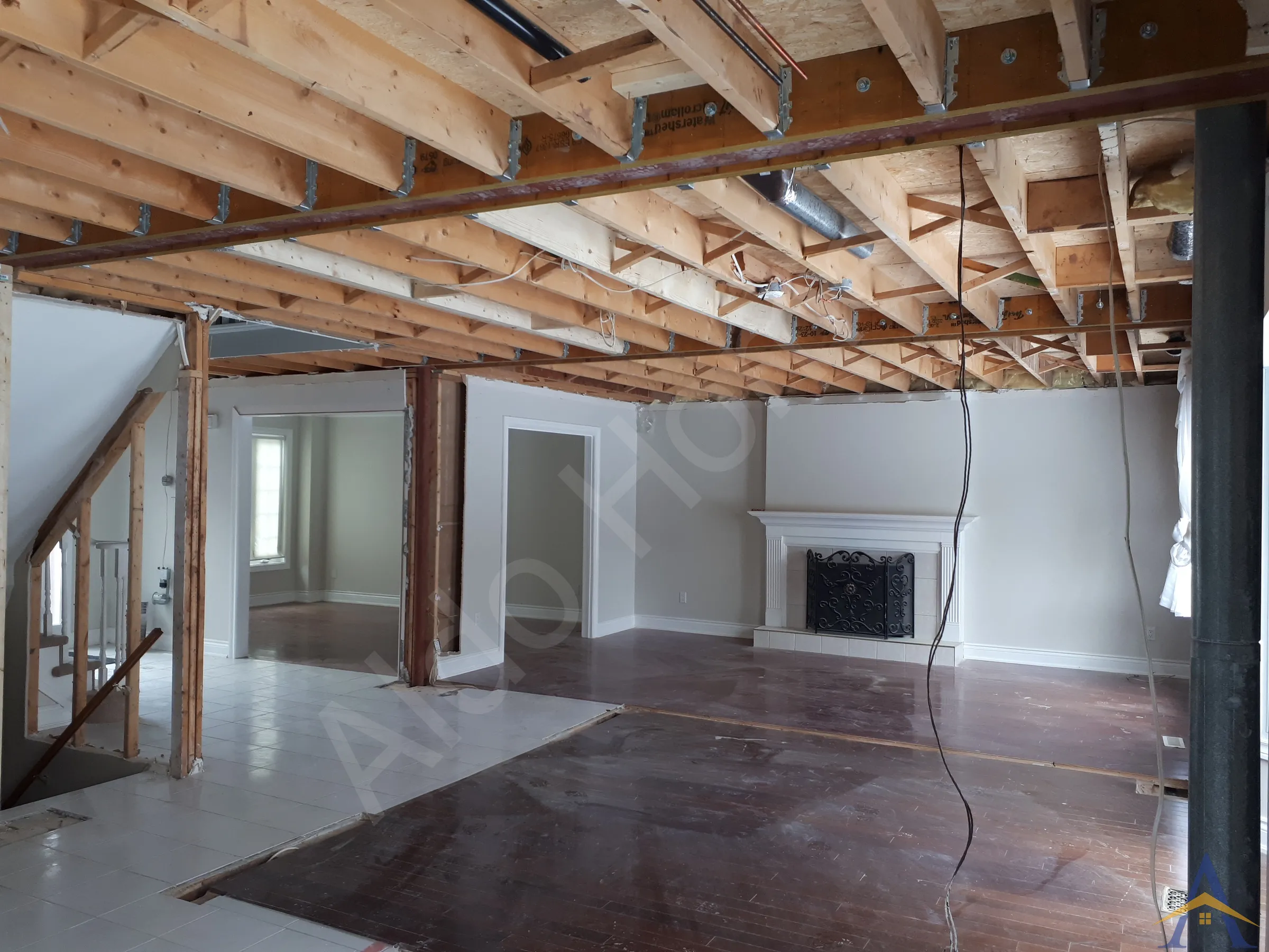 Load Bearing Wall Removal - Two Story - Madden Blvd, Oakville - Image 8