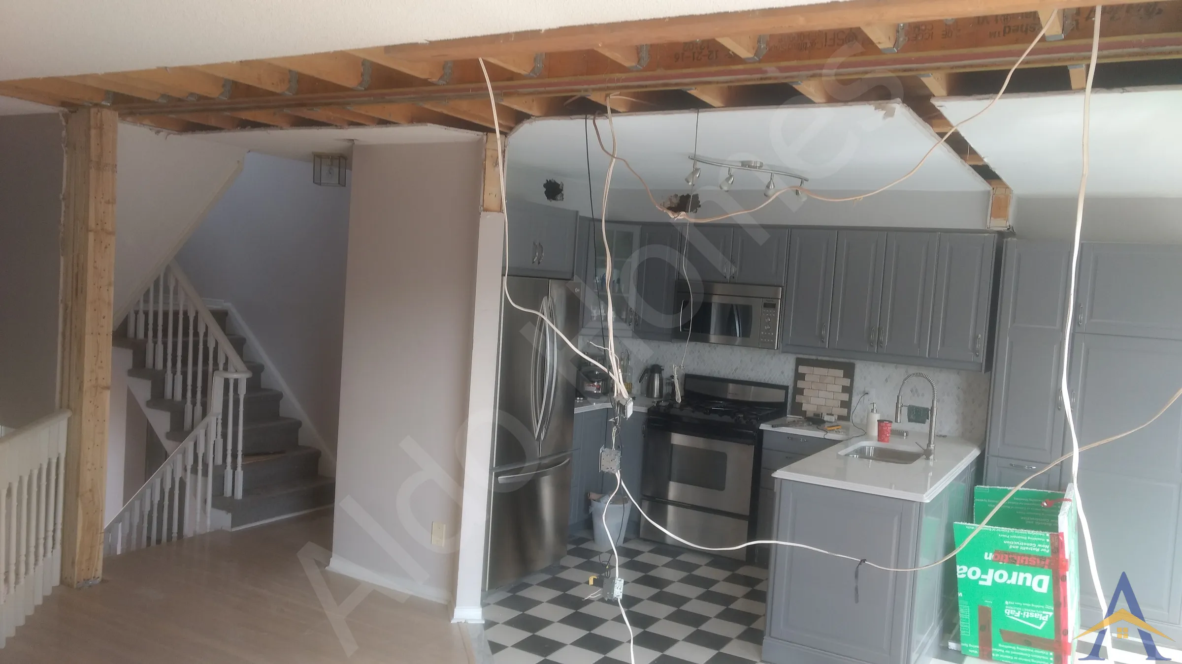 Load Bearing Wall Removal - Two Story - River Oaks Blvd, Oakville - Image 6