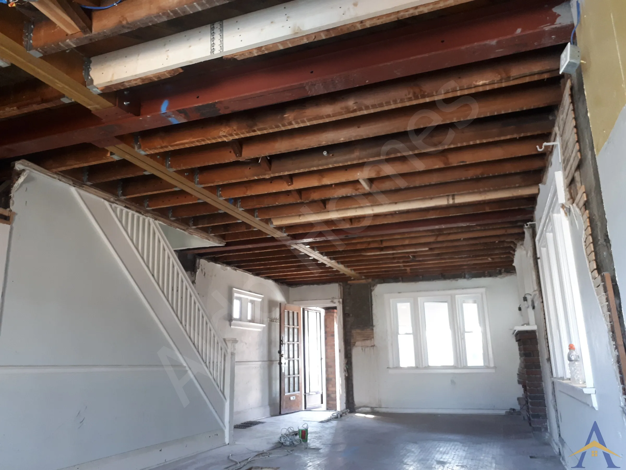 Load Bearing Wall Removal - Two Story - Willard Avenue, Toronto - Image 11