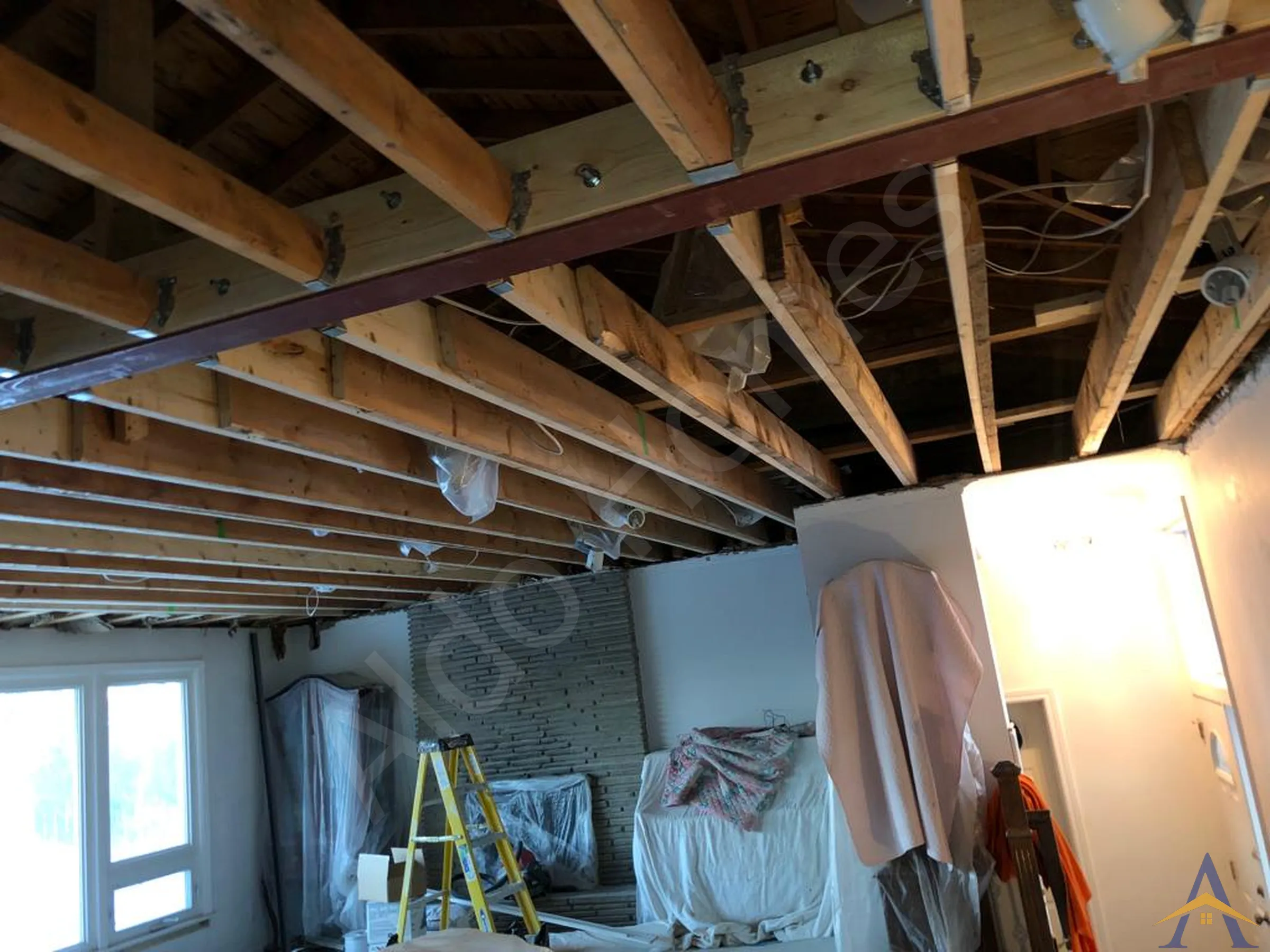 Load Bearing Wall Removal - Bungalow - Bathford Cr, North York - Image 12