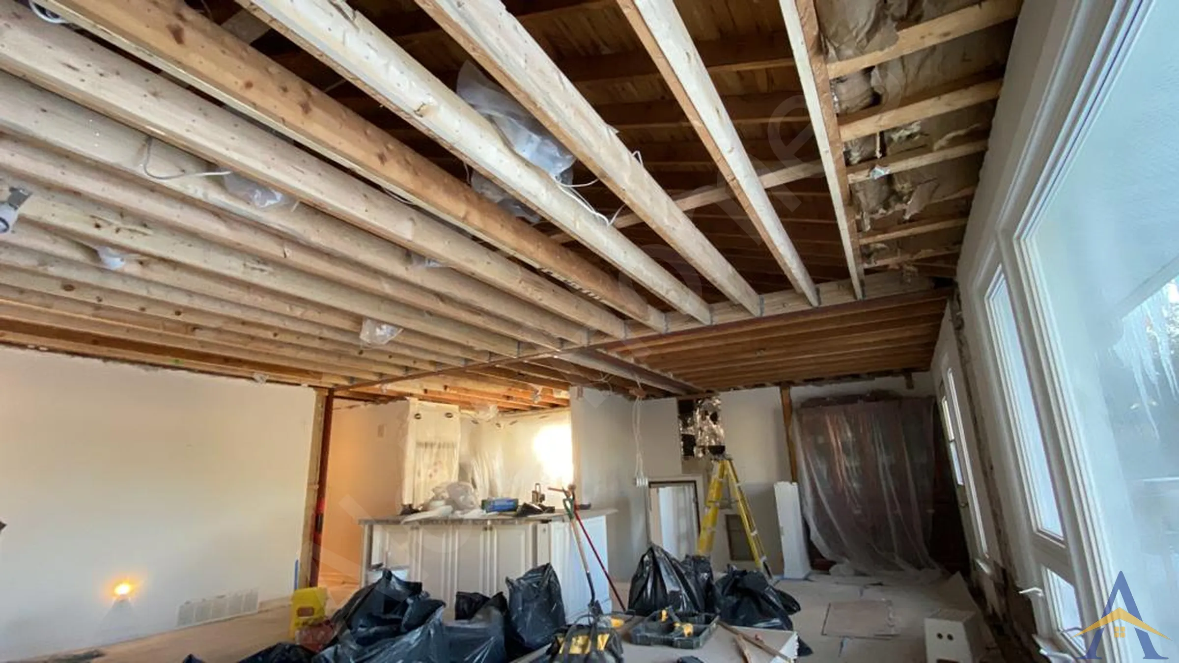 Load Bearing Wall Removal - Bungalow - Bathford Cr, North York - Image 14
