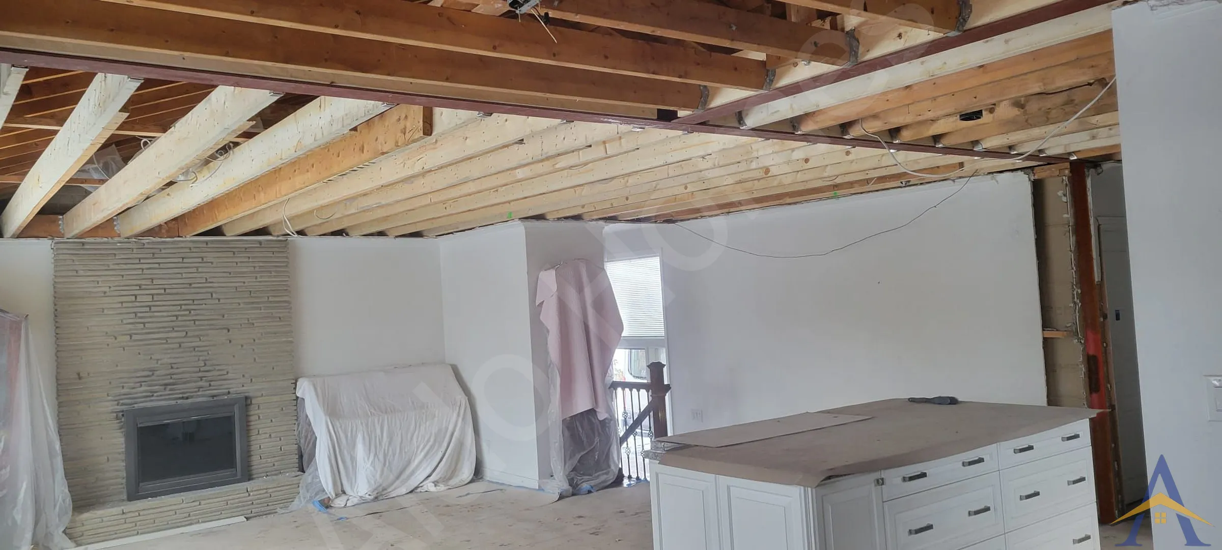 Load Bearing Wall Removal - Bungalow - Bathford Cr, North York - Image 16