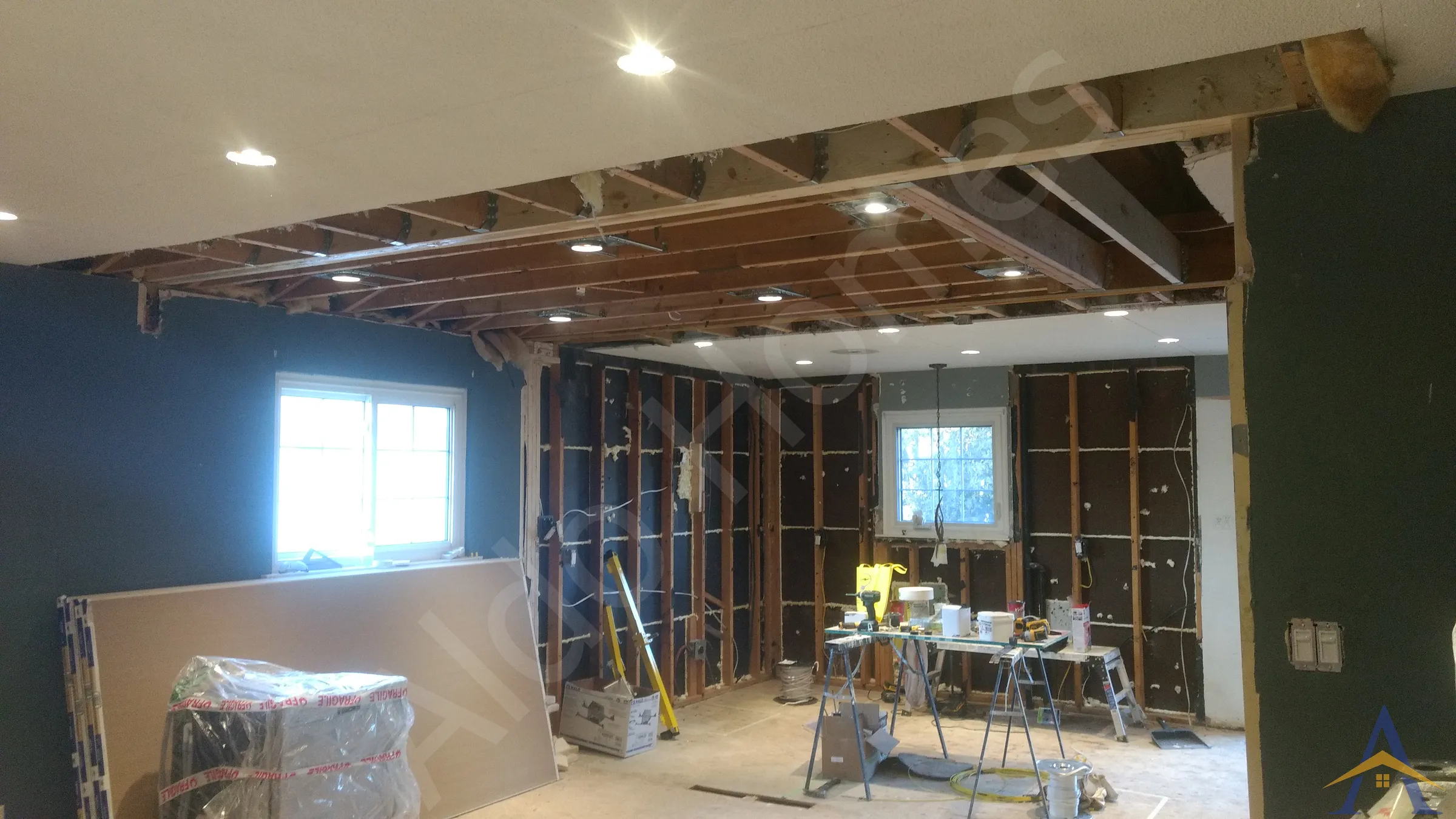 Load Bearing Wall Removal - Bungalow - Bromsgrove, Mississauga - Image 3
