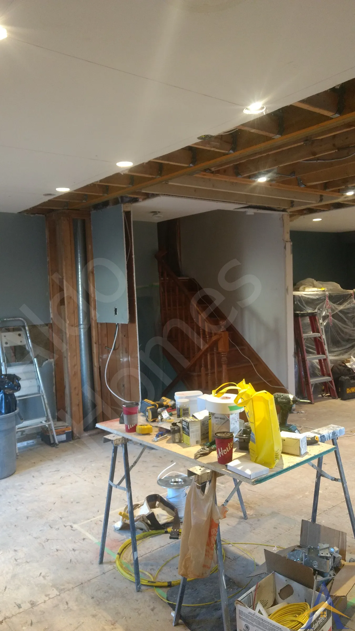 Load Bearing Wall Removal - Bungalow - Bromsgrove, Mississauga - Image 9